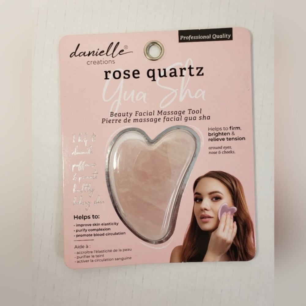 Rose Quartz Facial Massage Tool